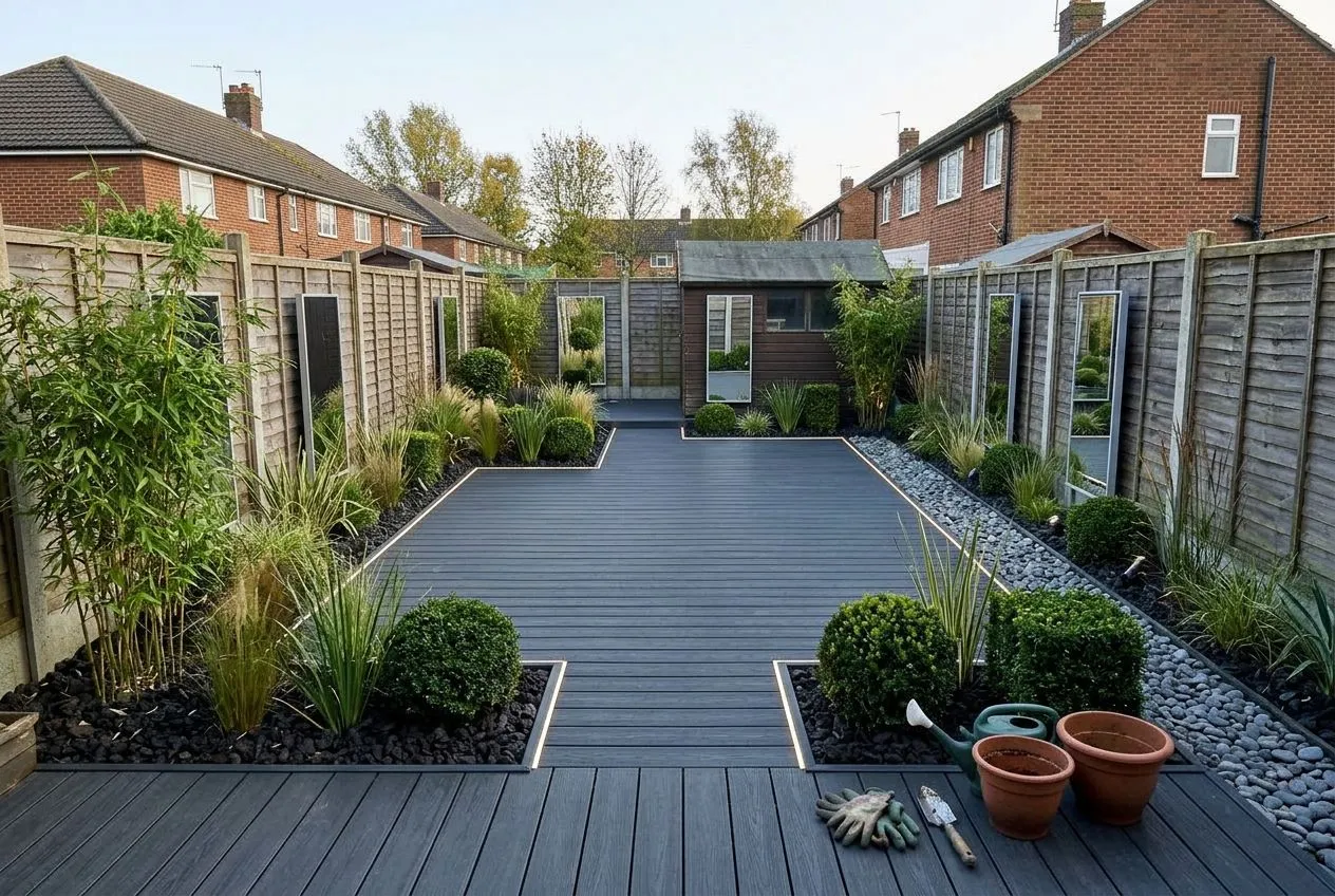 Back Garden redesigned in the Contemporary Urban garden style