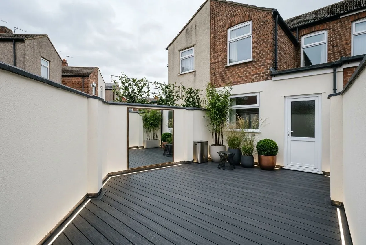 Courtyard Garden redesigned in the Contemporary Urban garden style