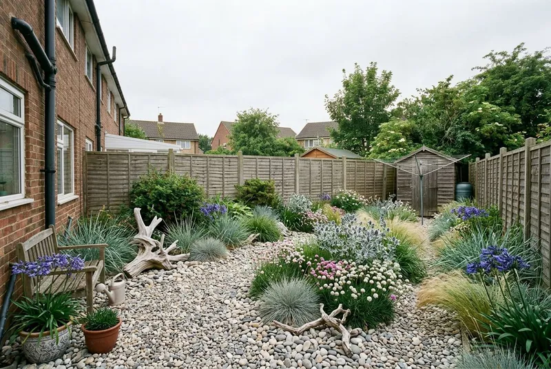 A garden redesigned in the Coastal garden style