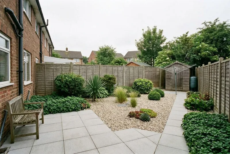 A garden redesigned in the Low Maintenance garden style