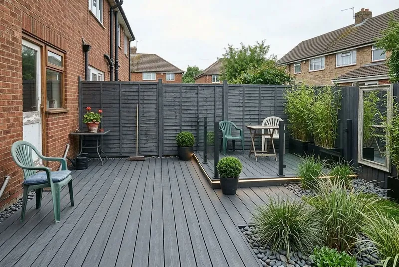 Patio & Decking redesigned in the Contemporary Urban garden style