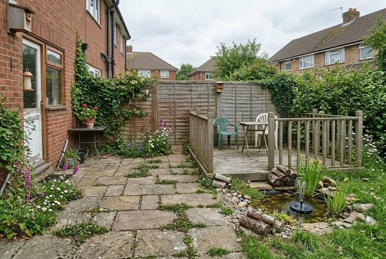Patio & Decking redesigned in the Wildlife-Friendly garden style