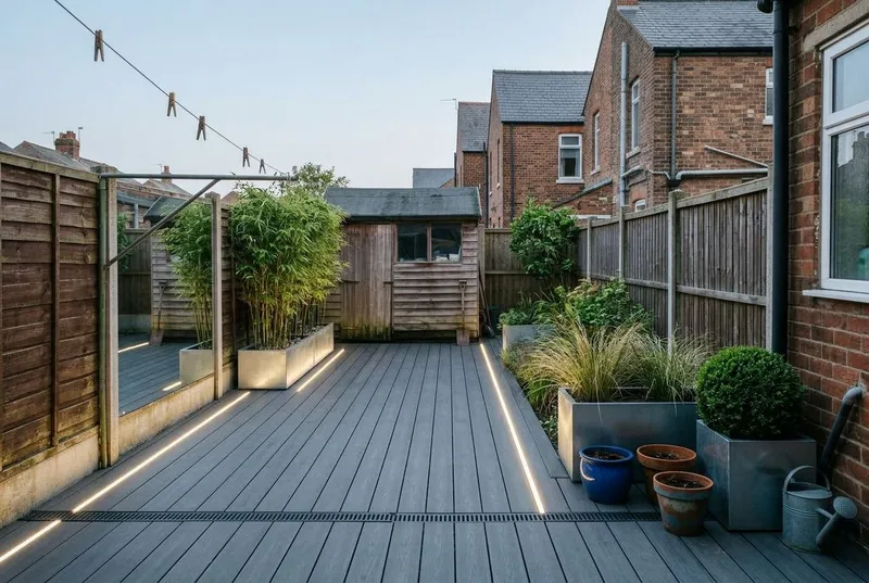 Small Garden redesigned in the Contemporary Urban garden style