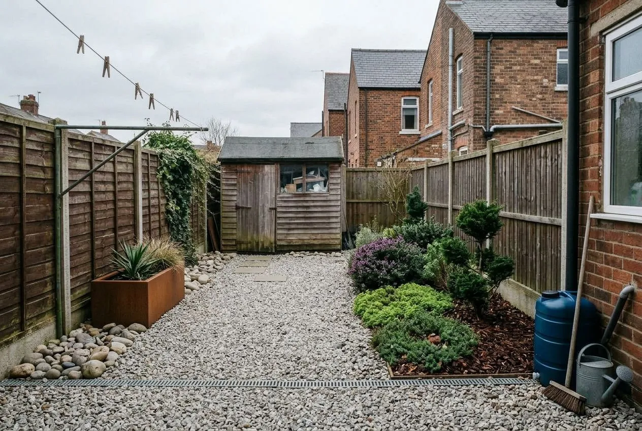 Small Garden redesigned in the Low Maintenance garden style