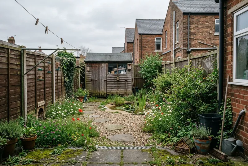 Small Garden redesigned in the Wildlife-Friendly garden style