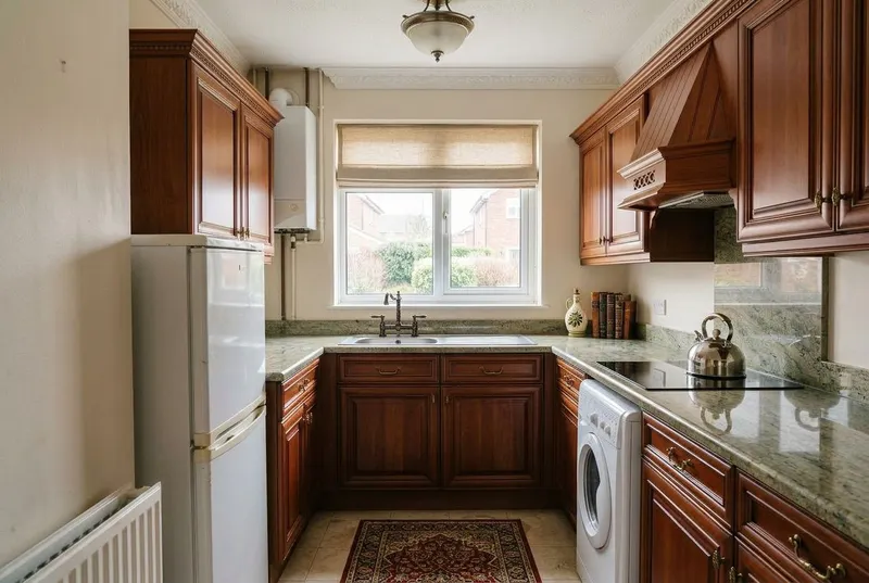 Kitchen redesigned in the Traditional interior style